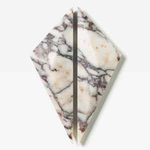 Viola Marble Prism Cabinet Handle [PAIR]