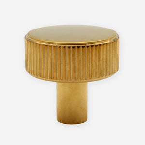 Ribbed Cabinet Knob