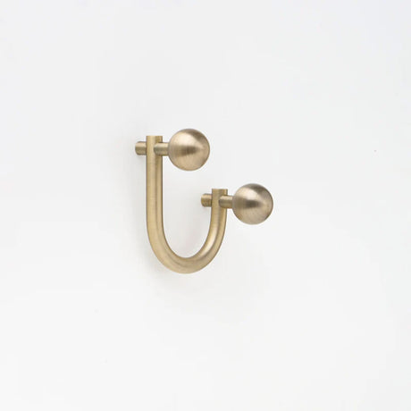 Pair of French Twisted Wrought Iron Double Hooks — e l e p h a n t e