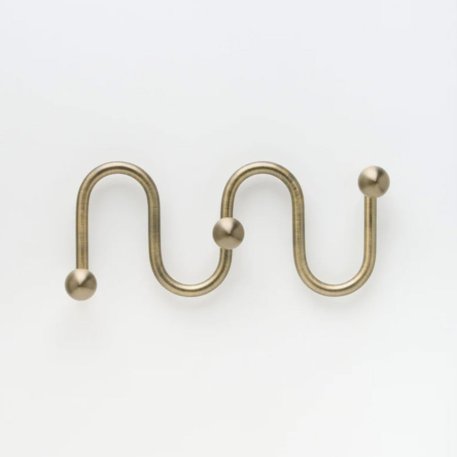Lo & Co Sphere Hook XL Aged Brass