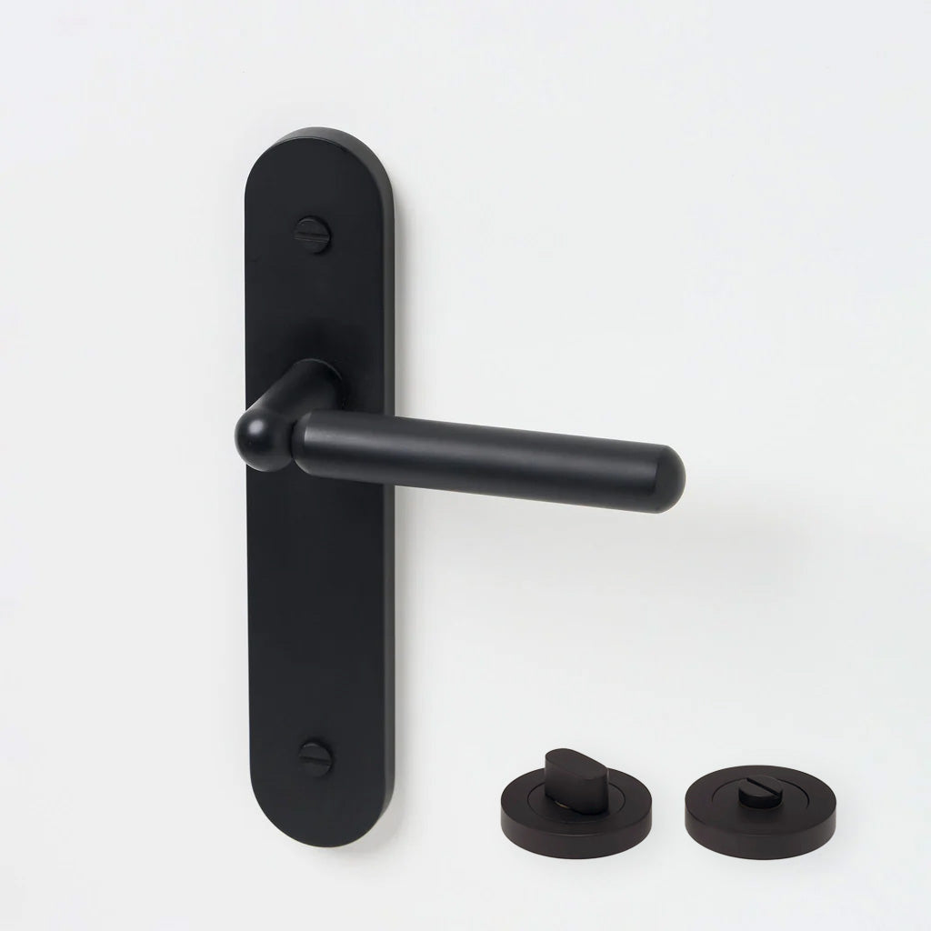 Tubby Solid Brass Door Lever Set