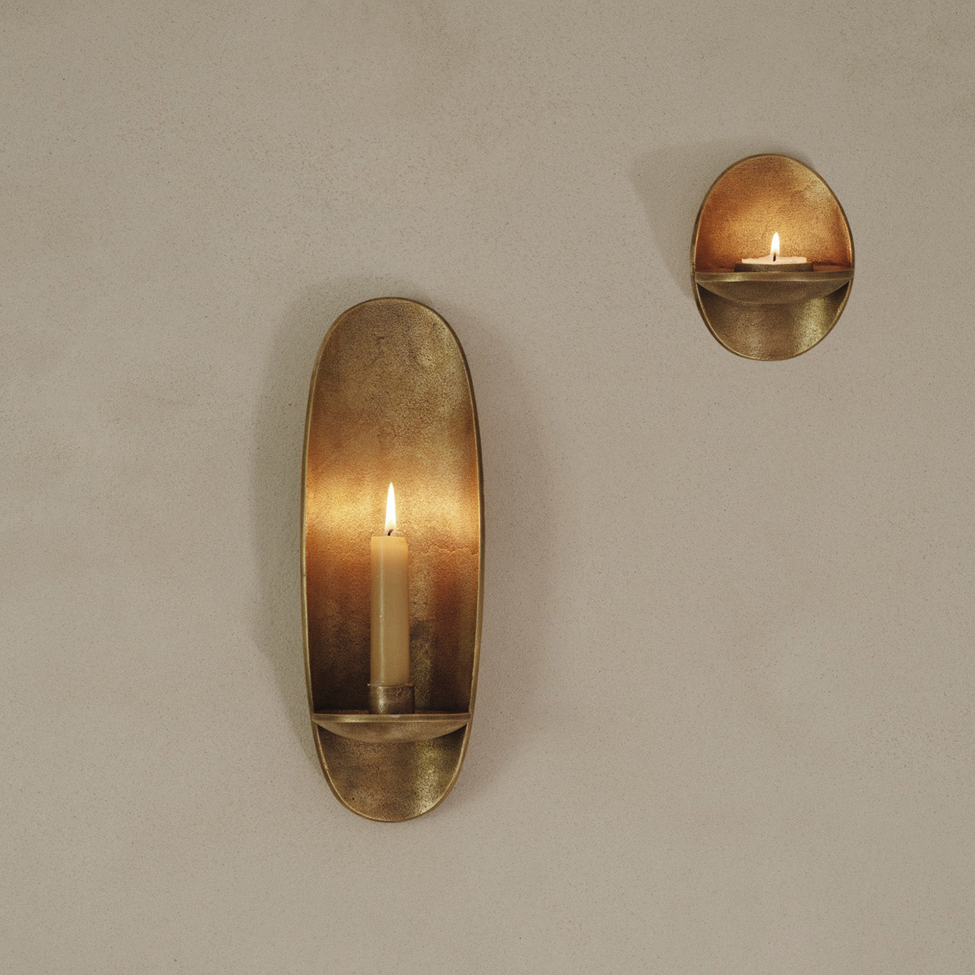 Large Agapé Wall Candle Holder