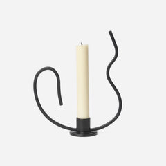Valse Wavy Candle Holder, Low