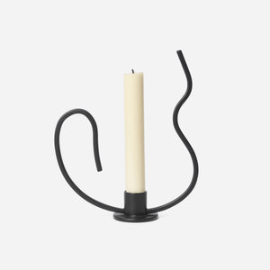 Valse Wavy Candle Holder, Low