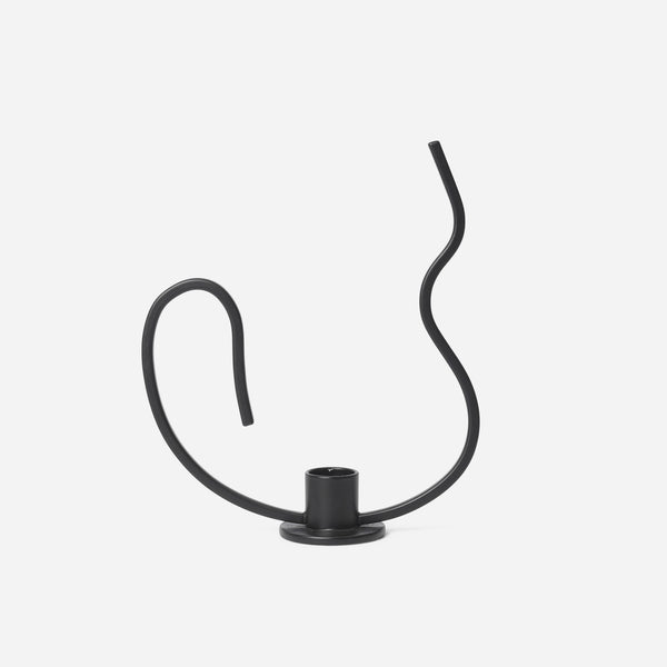 Valse Wavy Candle Holder, Low