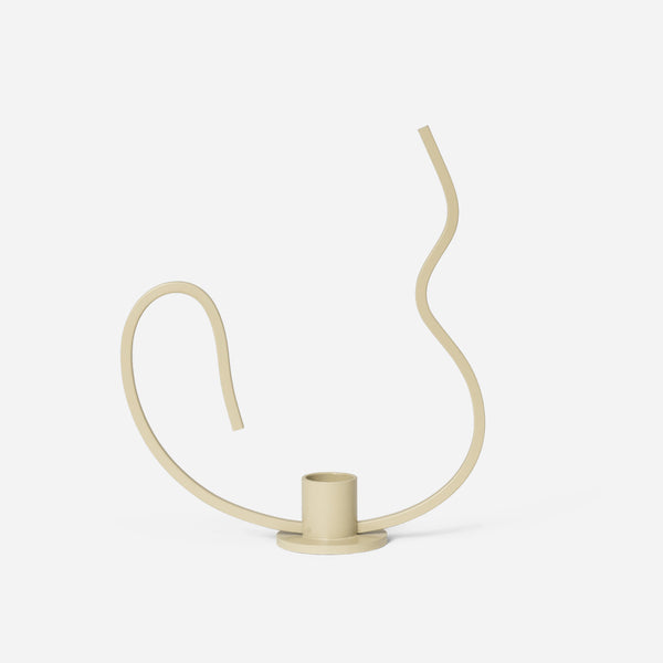 Valse Wavy Candle Holder, Low