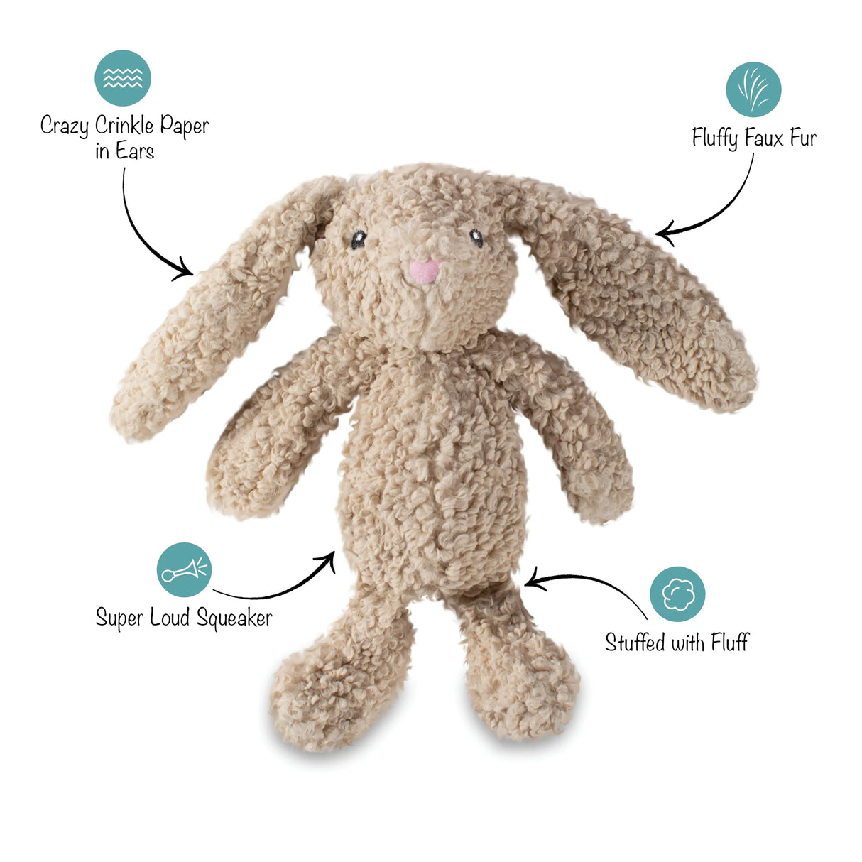 Honey Bunny Dog Toy