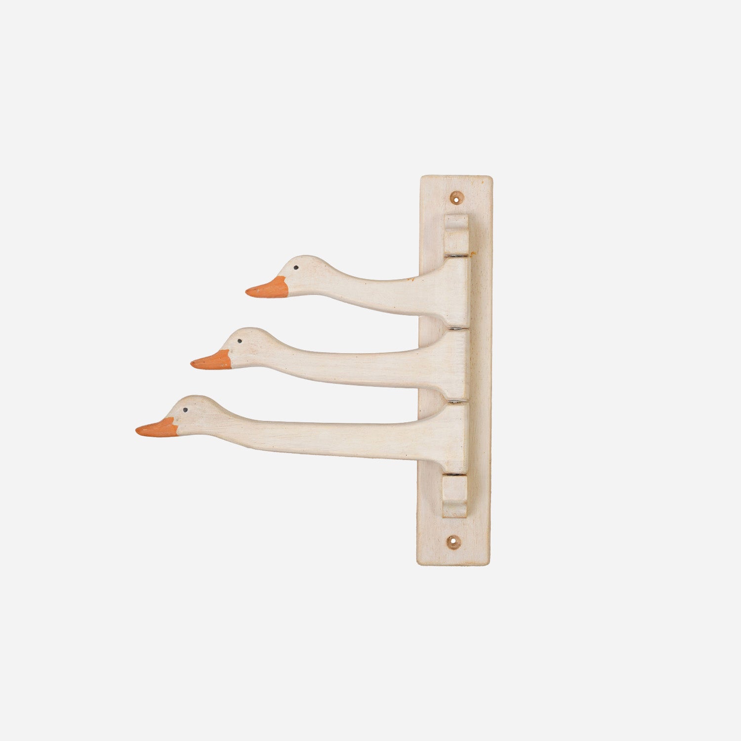 Goose Head Trio Swivel Wall Hook