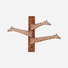 Giraffe Head Trio Swivel Wall Hook