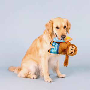Makin' Waves Surfing Sloth Dog Toy
