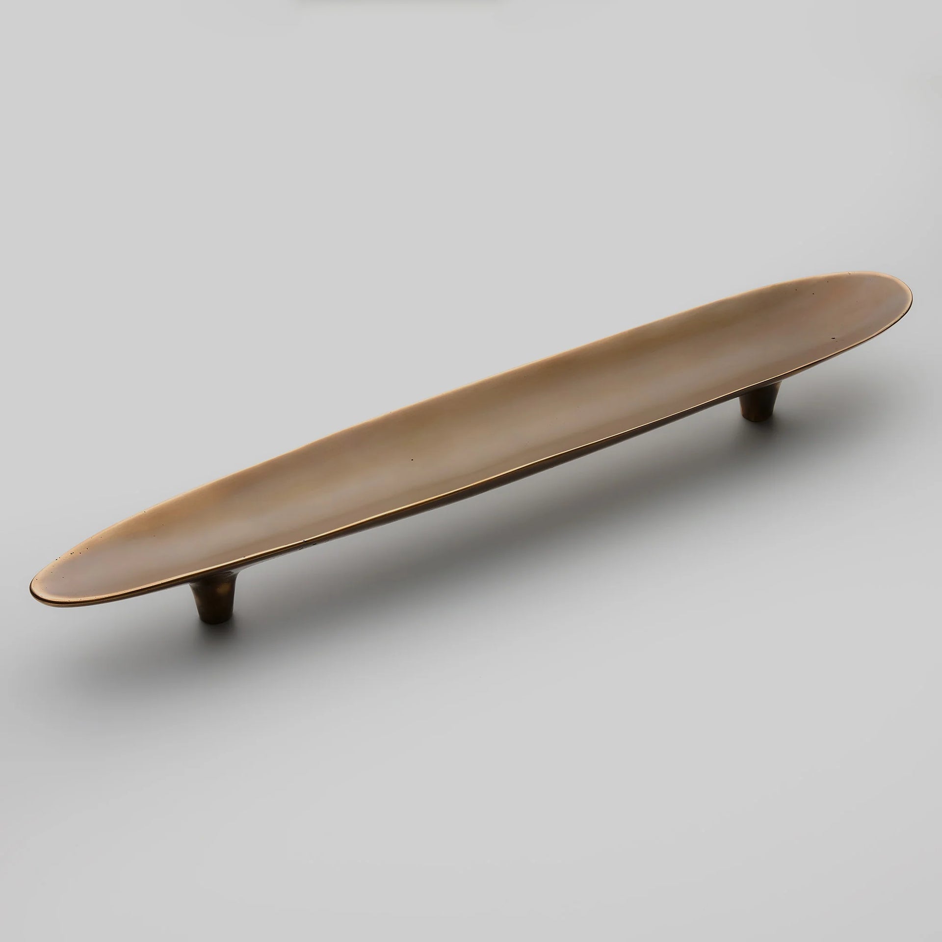 Darwin Oyster Large Cabinet Pull, Solid Bronze