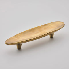 Darwin Oyster Large Cabinet Pull, Solid Bronze