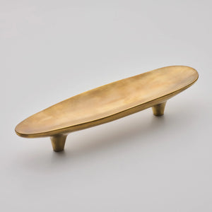 Darwin Oyster Large Cabinet Pull, Solid Bronze
