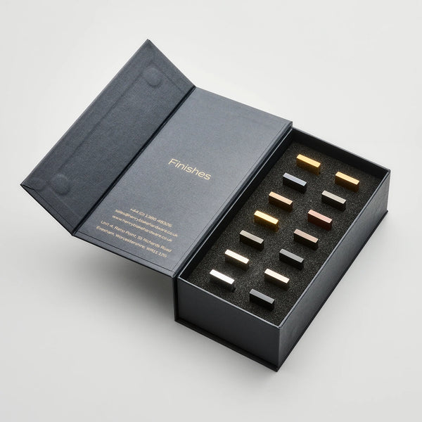 Henry Blake Finish Samples