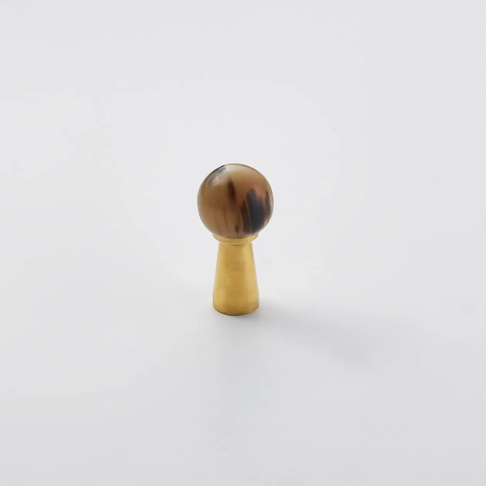 Horn Ball Cabinet Knob