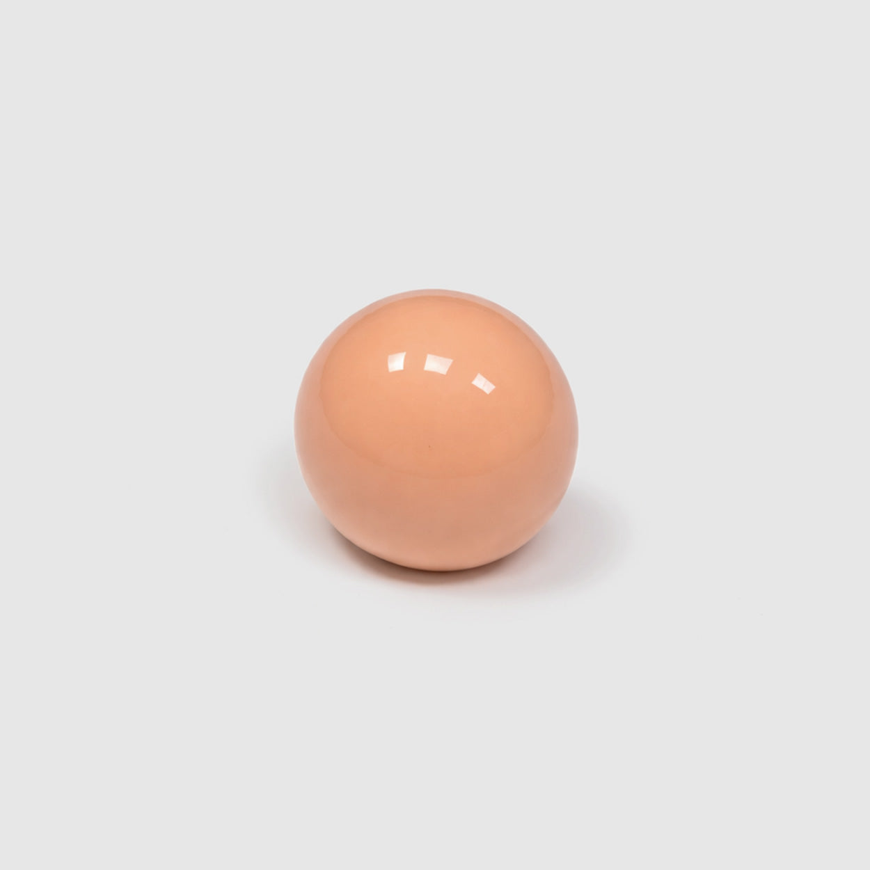 Poppy Colored Gloss Cabinet Knob
