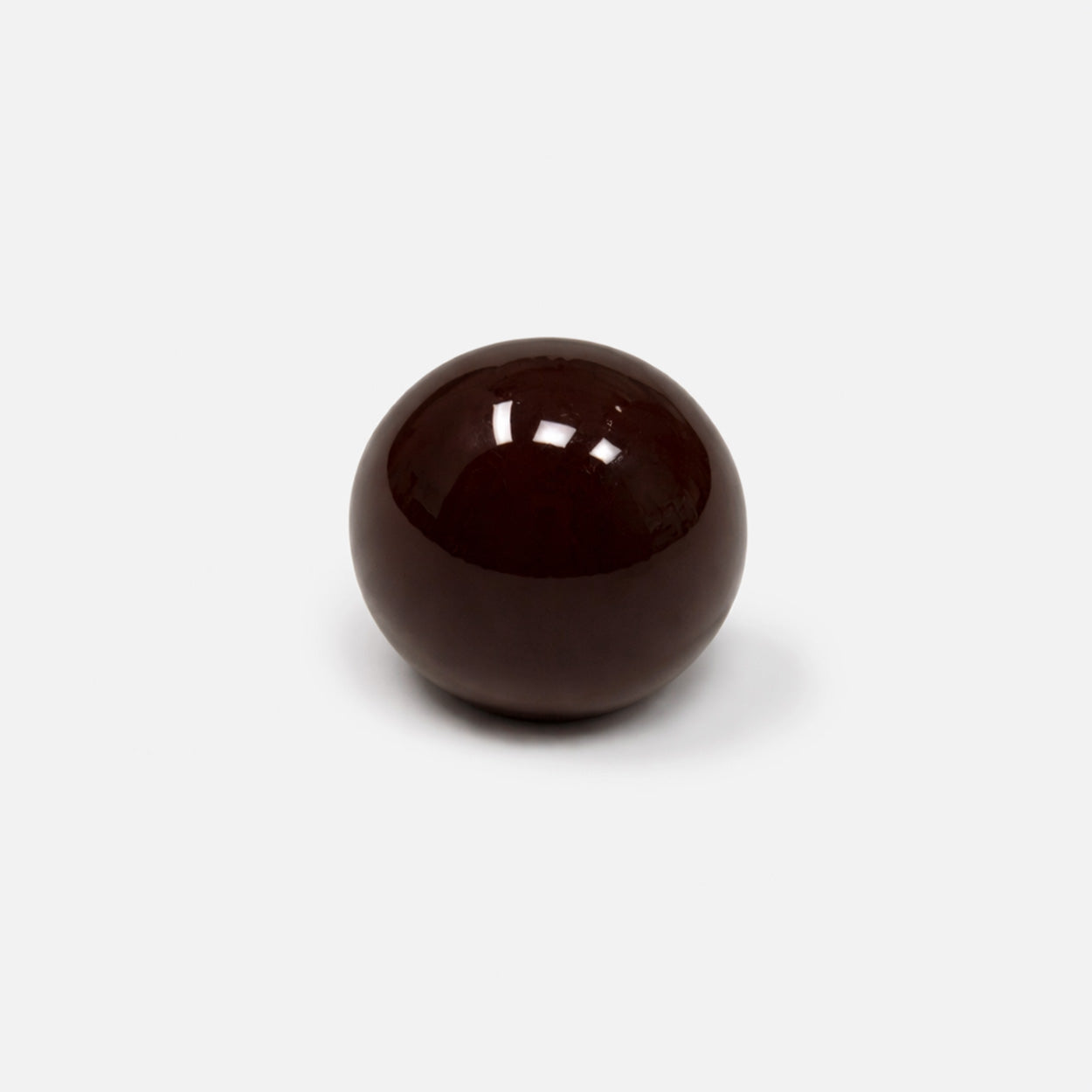 Poppy Colored Gloss Cabinet Knob
