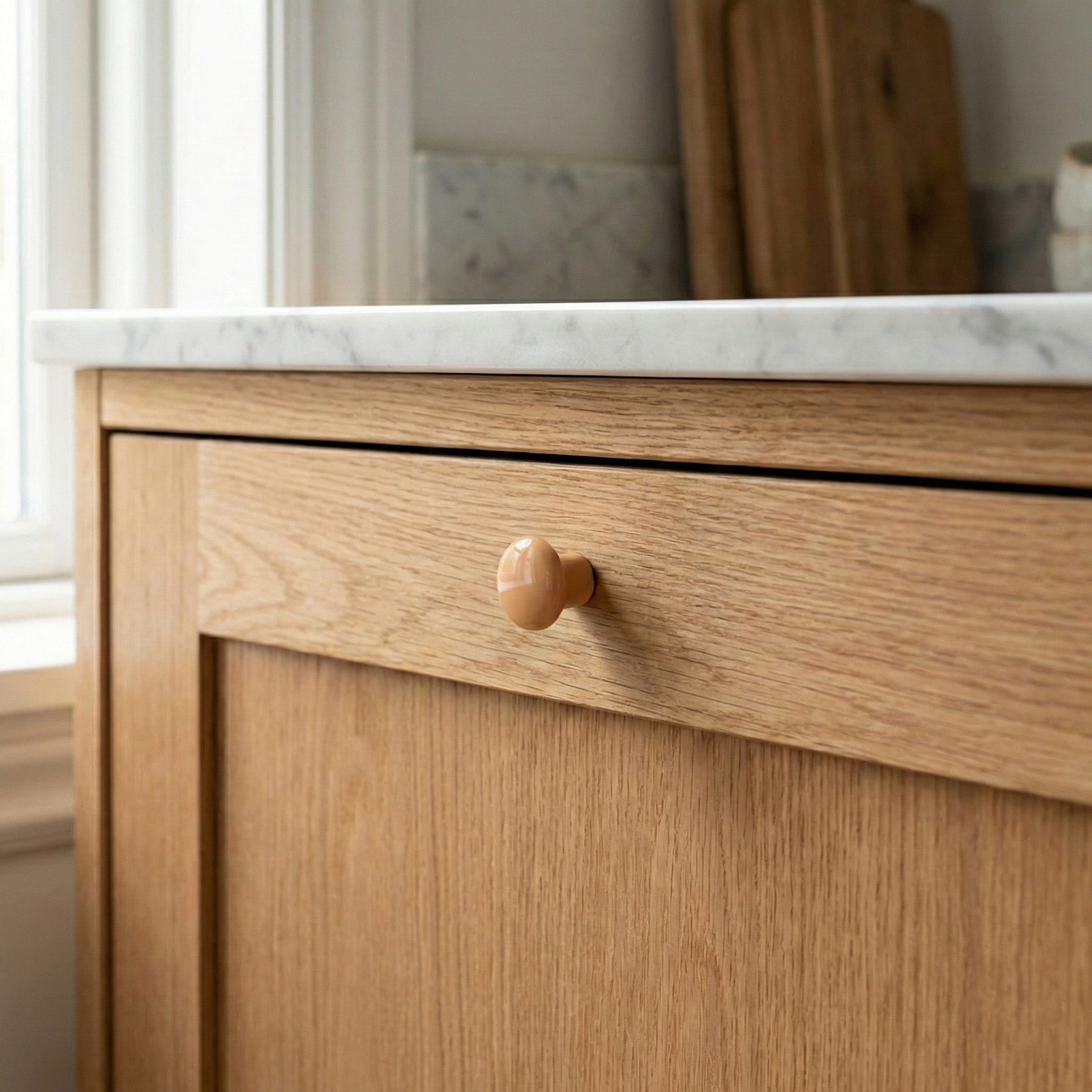 Sprout Colored Gloss Cabinet Knob