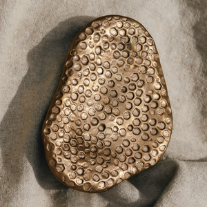 Highbury Honey Oval Solid Bronze Cabinet Pull