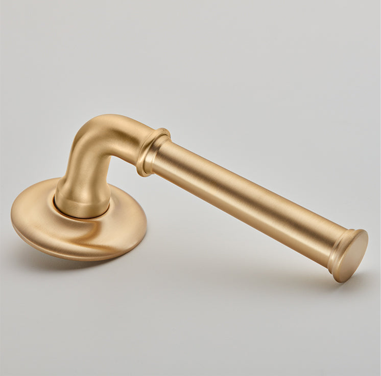 Grace Door Lever on Arc Rose