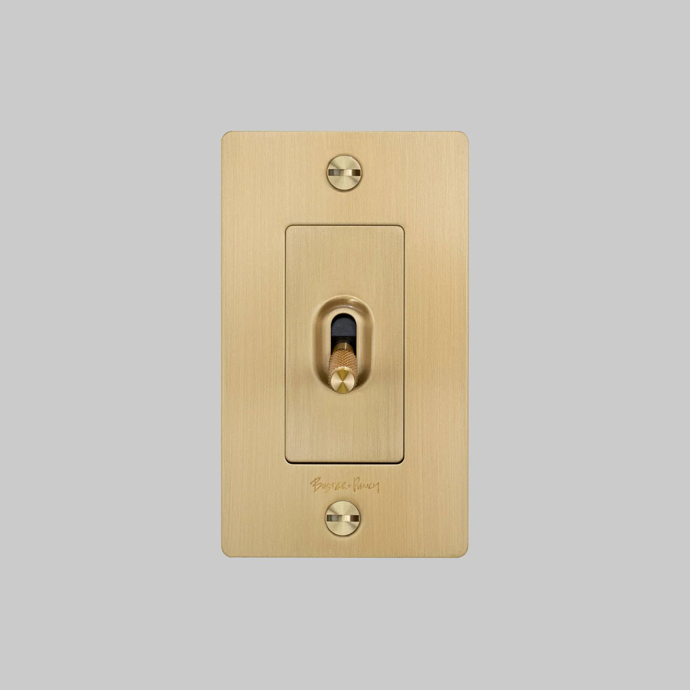 Cross Knurled 1-Toggle Light Switch