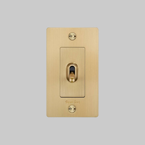 Cross Knurled Toggle Light Switch