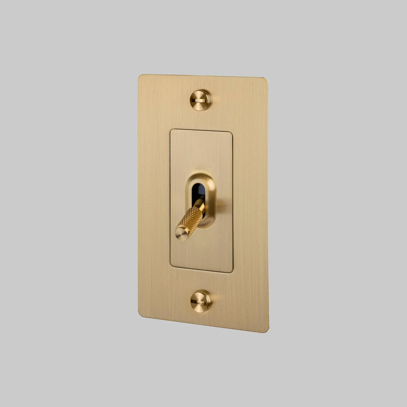 Cross Knurled 1-Toggle Light Switch