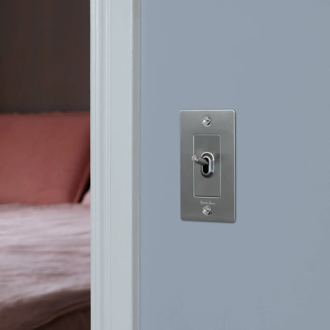 Cross Knurled 1-Toggle Light Switch