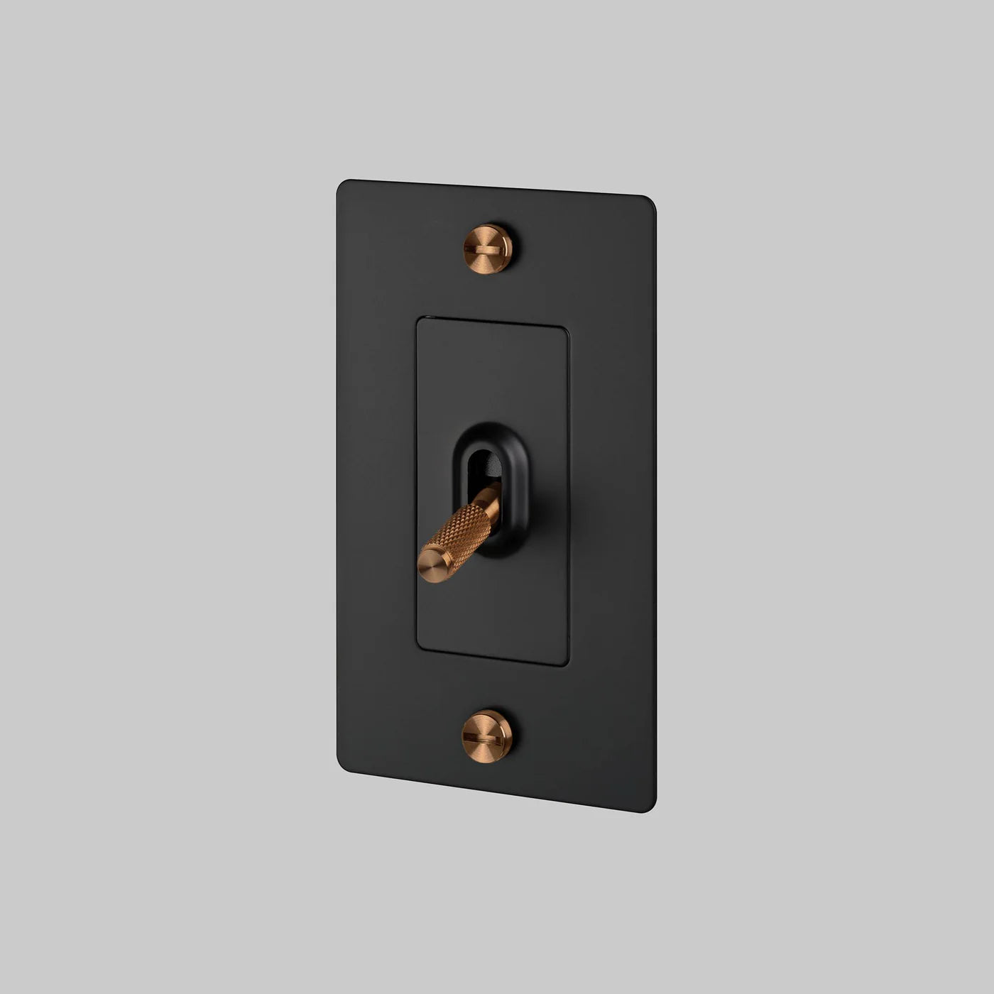 Cross Knurled 1-Toggle Light Switch