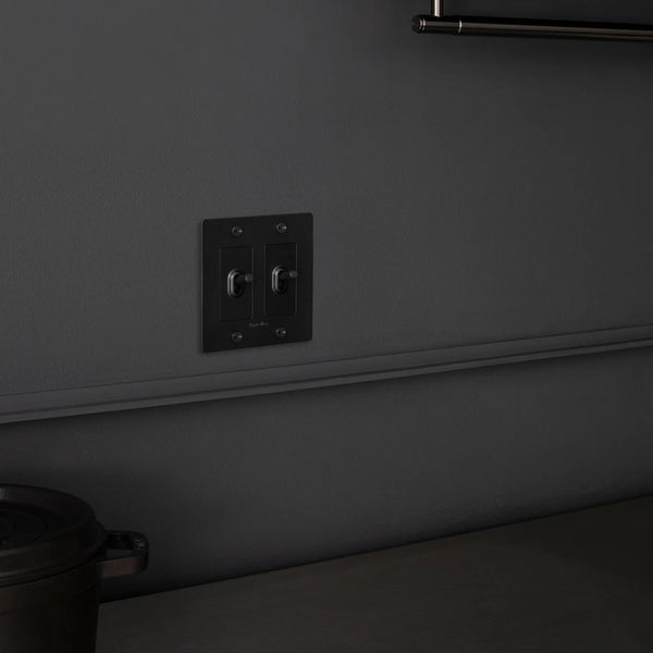 Cross Knurled Toggle Light Switch