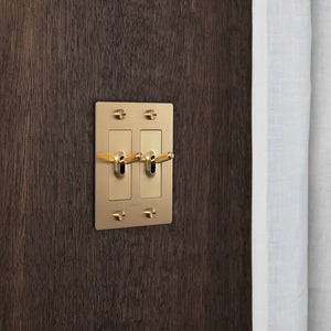 Cross Knurled Toggle Light Switch