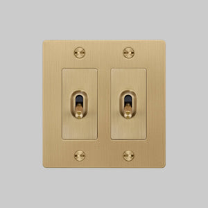 Cross Knurled Toggle Light Switch