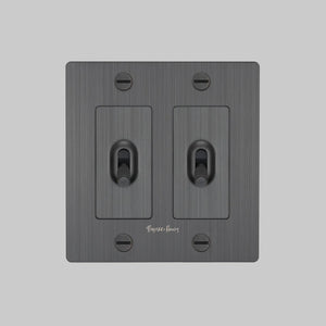 Cross Knurled Toggle Light Switch