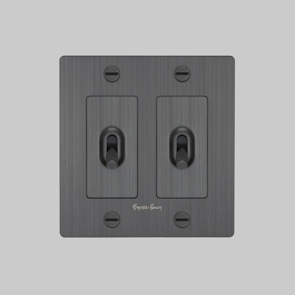 Cross Knurled Toggle Light Switch