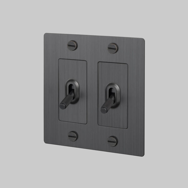 Cross Knurled Toggle Light Switch