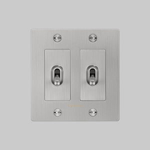 Cross Knurled Toggle Light Switch