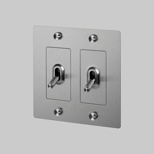 Cross Knurled Toggle Light Switch