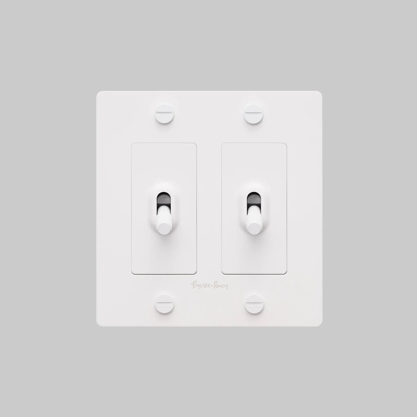 Cross Knurled 2-Toggle Light Switch