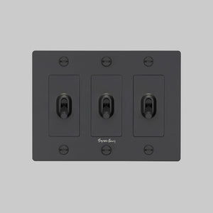 Cross Knurled Toggle Light Switch