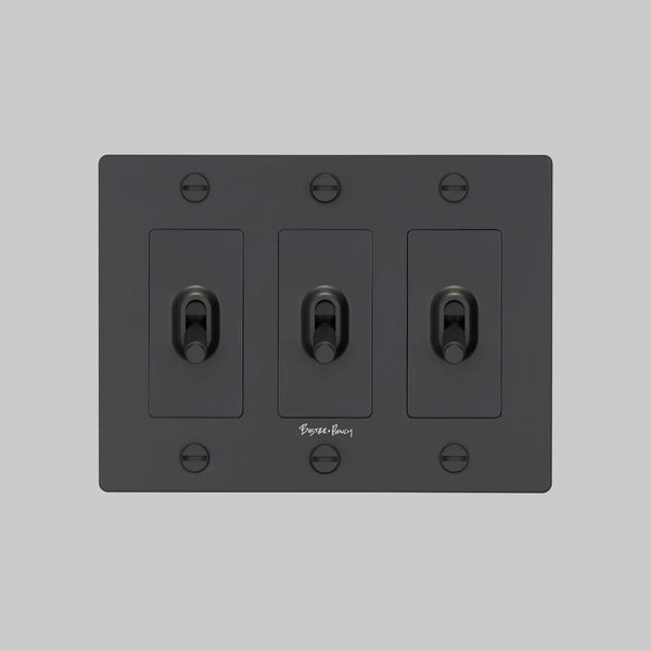 Cross Knurled Toggle Light Switch