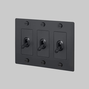Cross Knurled Toggle Light Switch