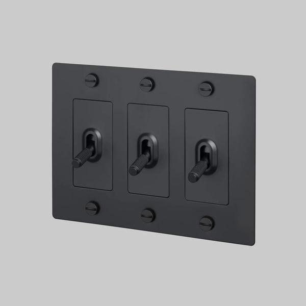 Cross Knurled Toggle Light Switch