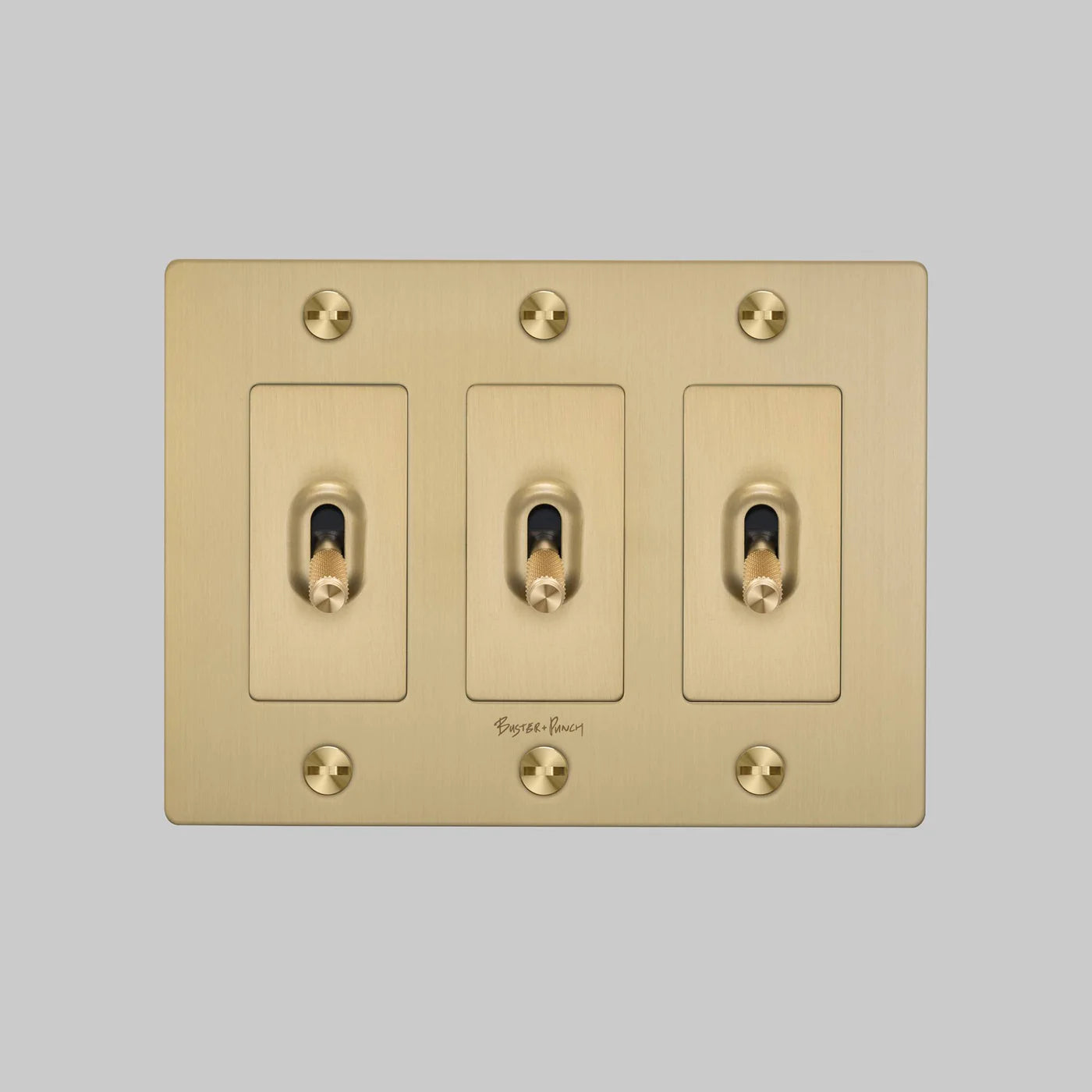 Cross Knurled Toggle Light Switch