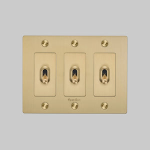 Cross Knurled Toggle Light Switch
