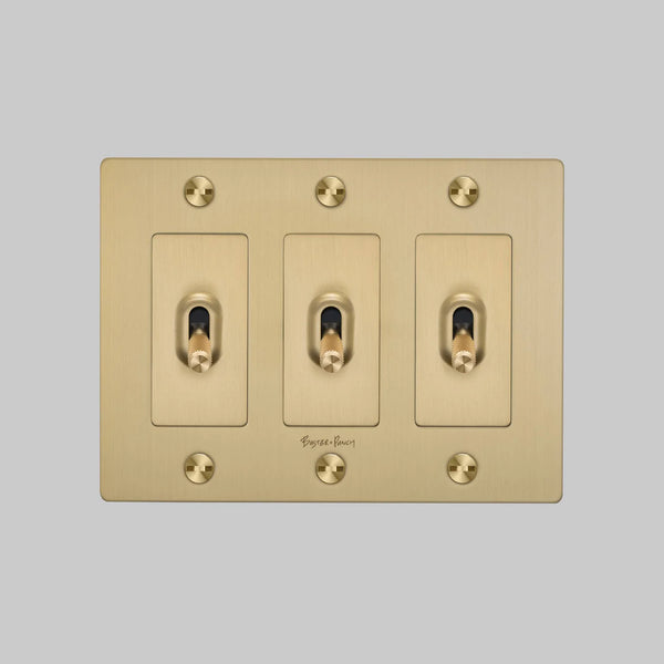 Cross Knurled Toggle Light Switch