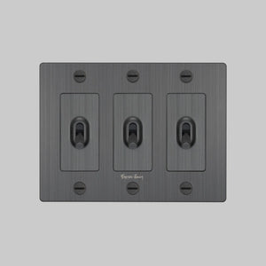 Cross Knurled Toggle Light Switch