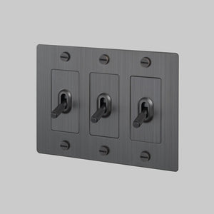 Cross Knurled Toggle Light Switch