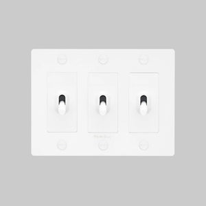 Cross Knurled Toggle Light Switch