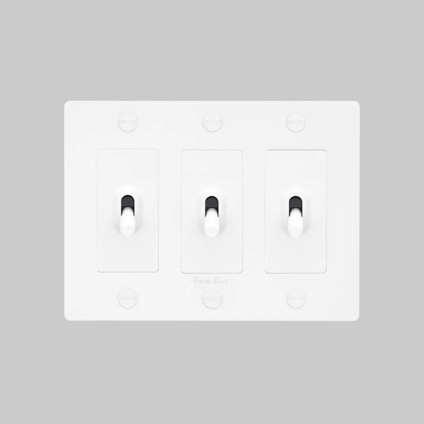 Cross Knurled Toggle Light Switch