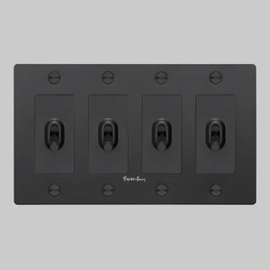Cross Knurled Toggle Light Switch